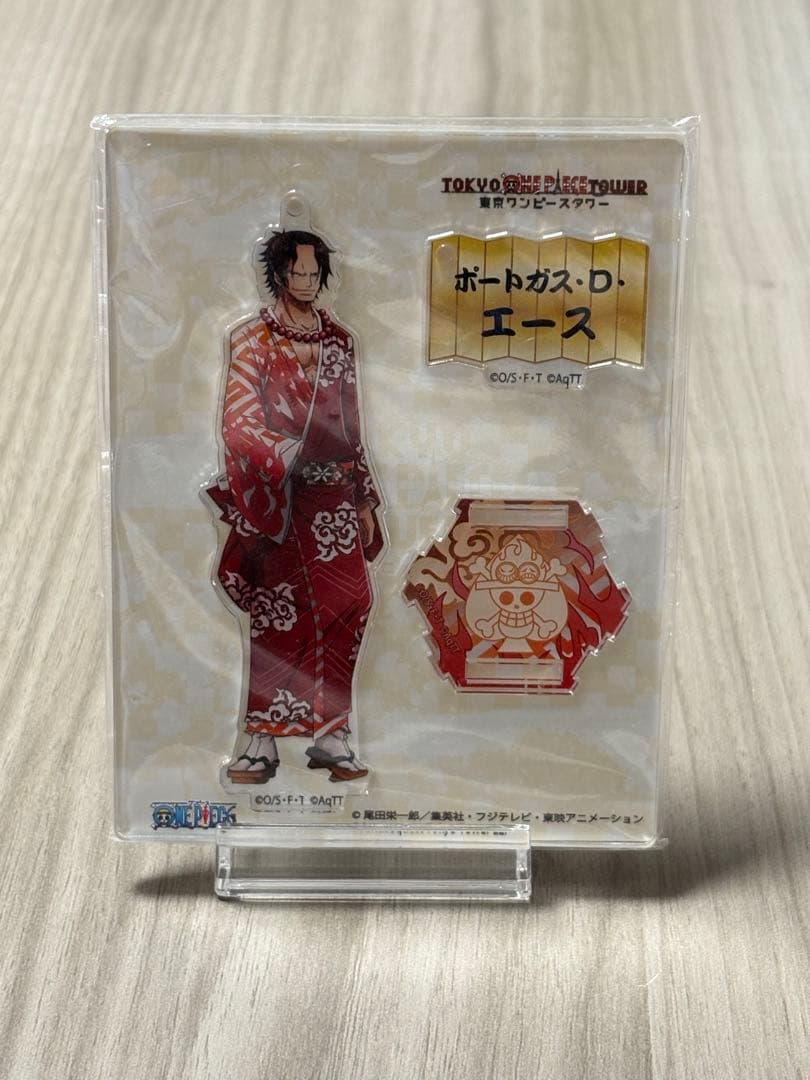 東京ワンピースタワー限定 アクリルスタンドチャーム 和服 エース