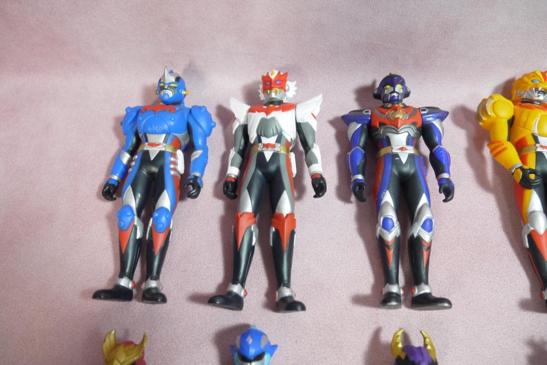 超星神グランセイザー　セイザーX ジャスティライザー　ソフビ　15体セット