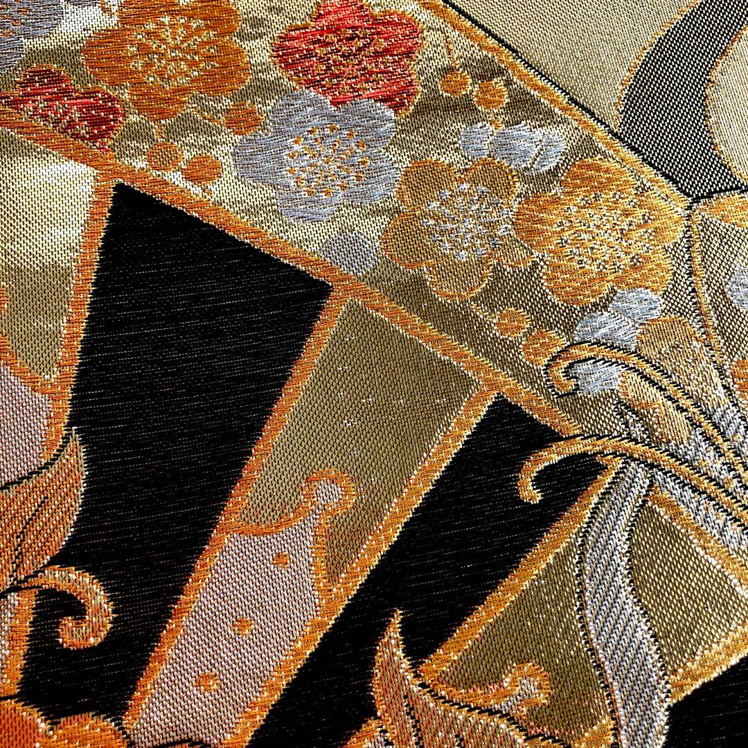 dot☆様 正絹 蝶に辻ヶ花模様織出し袋帯 振袖など