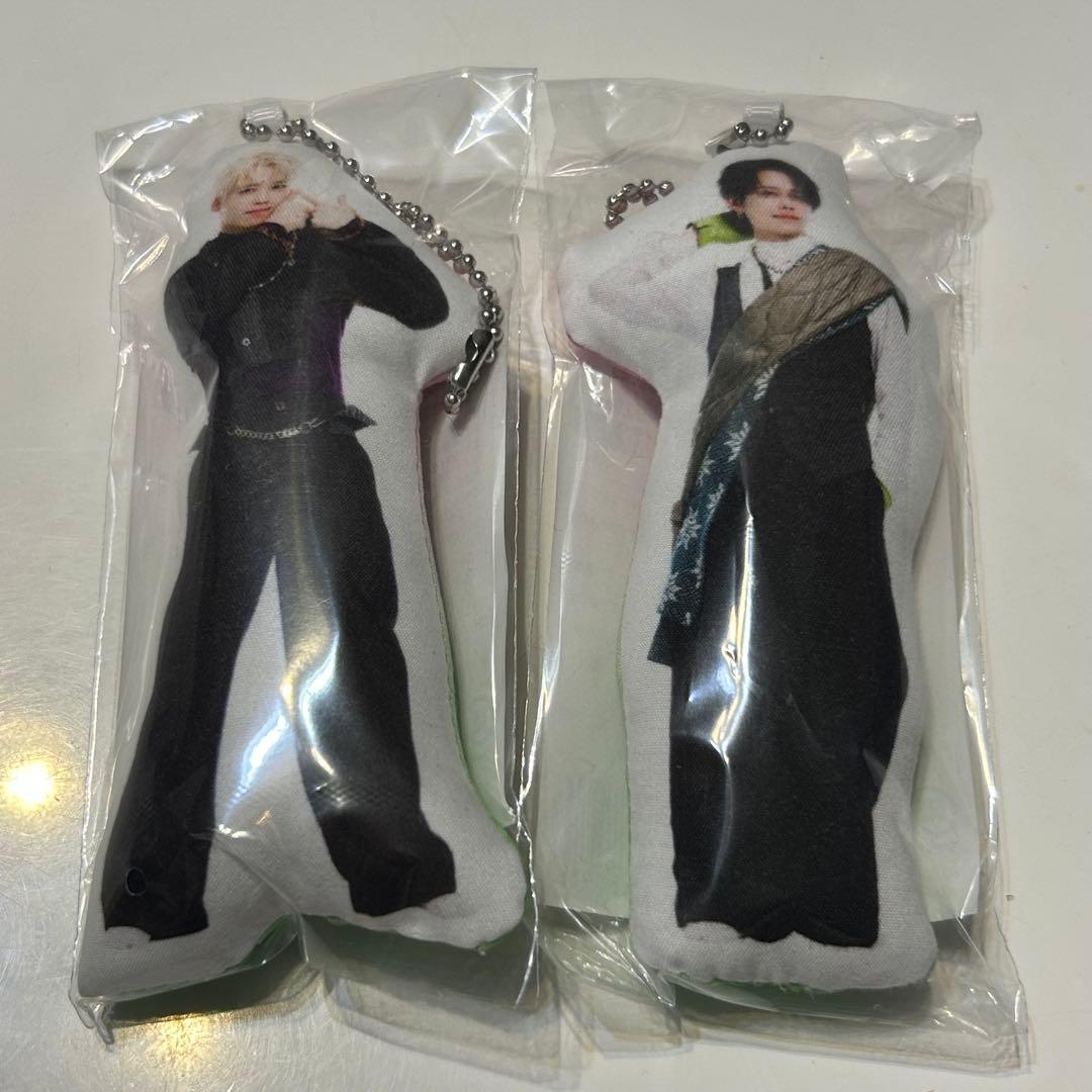 【新品未使用】INI 木村柾哉 藤牧京介 リップケース クッションキーホルダー