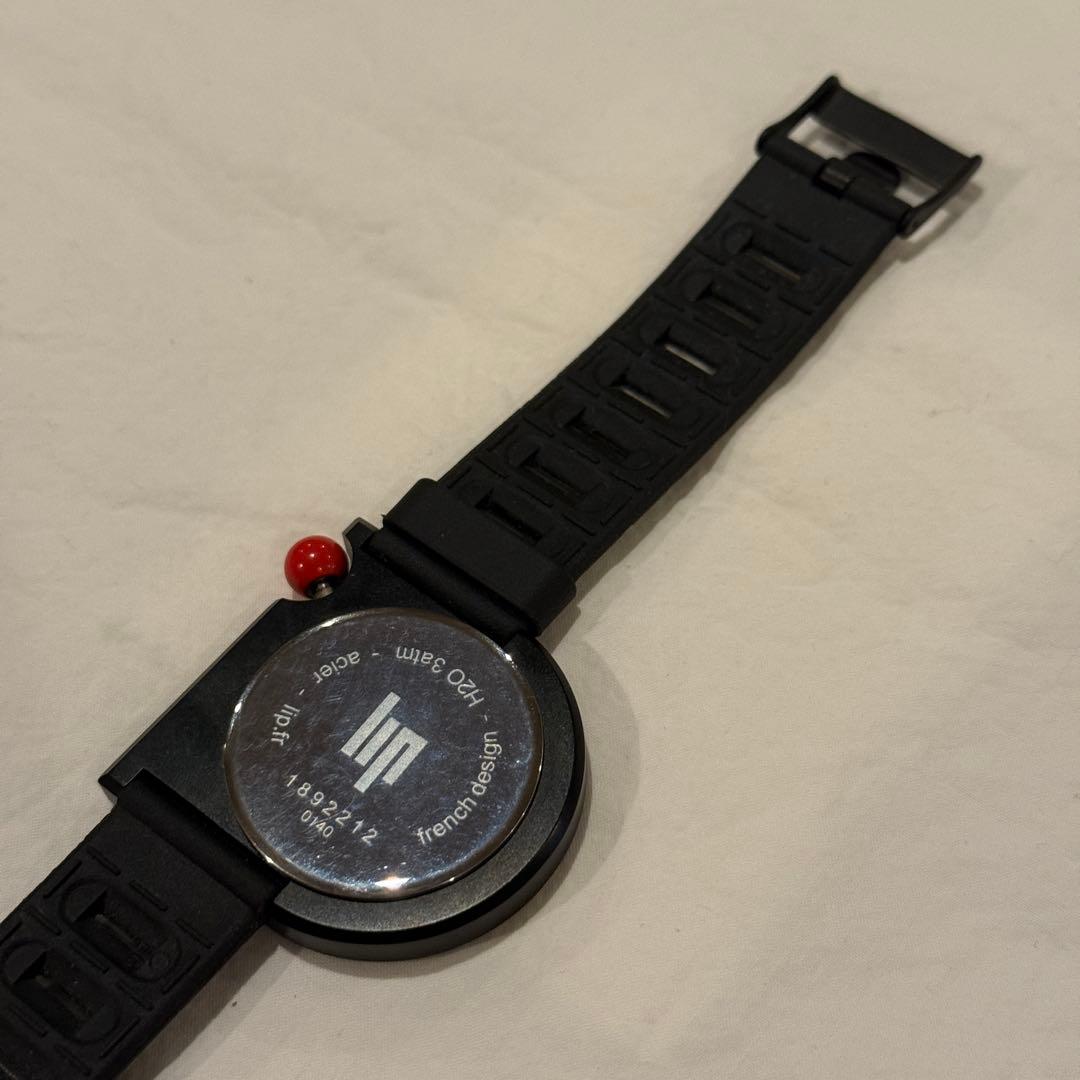 LIP / 腕時計 lip MACH2000メンズサイズ ブラック