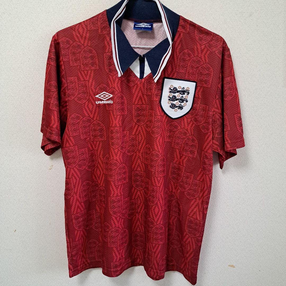 イングランド代表1994年アウェイユニフォームシャツ&パンツセット