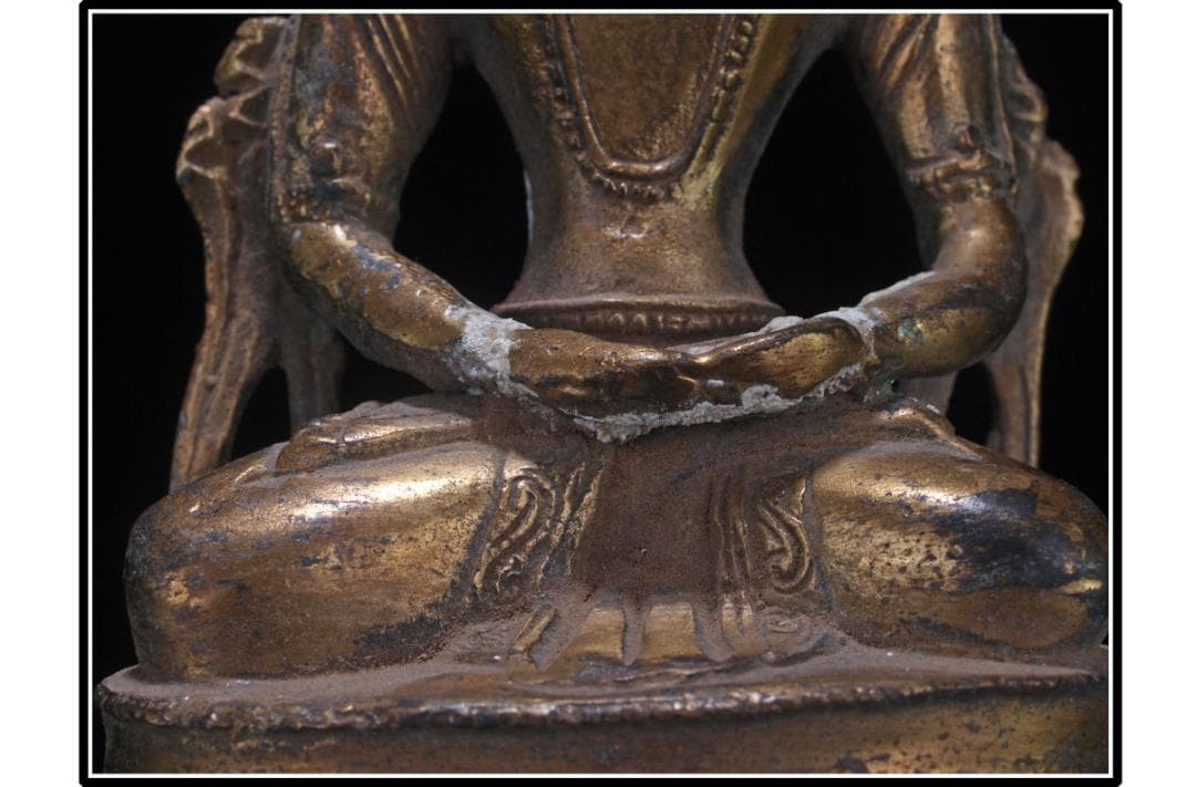 貴重品 唐時代銅製仏像 唐物骨董品 古美術 DE859B2-3