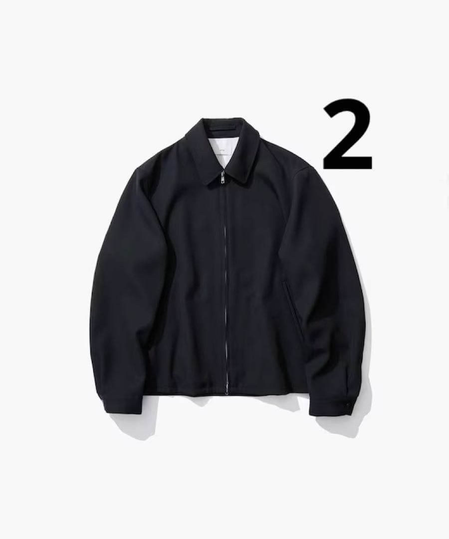 ジャケット・アウター ATON Back Satin Harrington Jacket ATON/BACK SATIN HARRINGTON JACKET