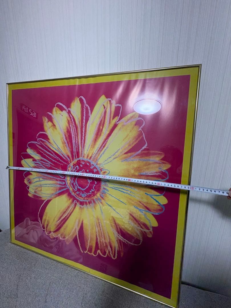 花のイラスト アート作品 90cm✖️90cm