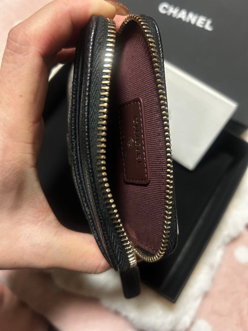 【正規品】【美品】シャネル クラシック ジップパース