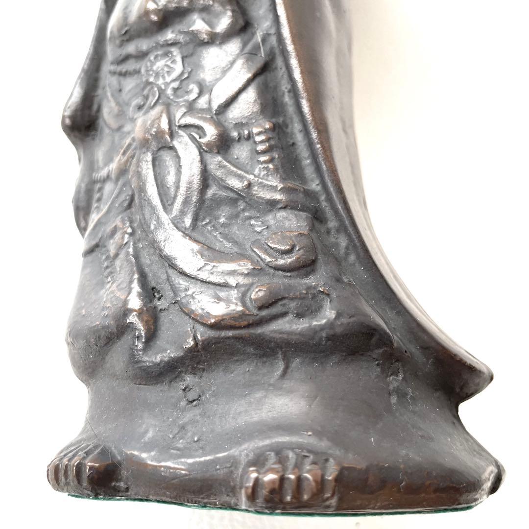 レトロ ［希少］銅製　観世音菩薩　立像