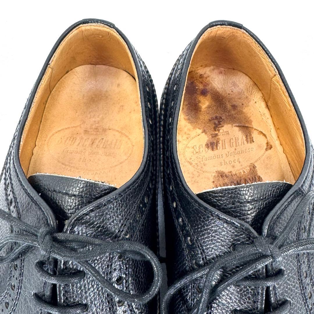 【SCOTCH GRAIN】 スコッチグレイン （25） ウィングチップ シボ革