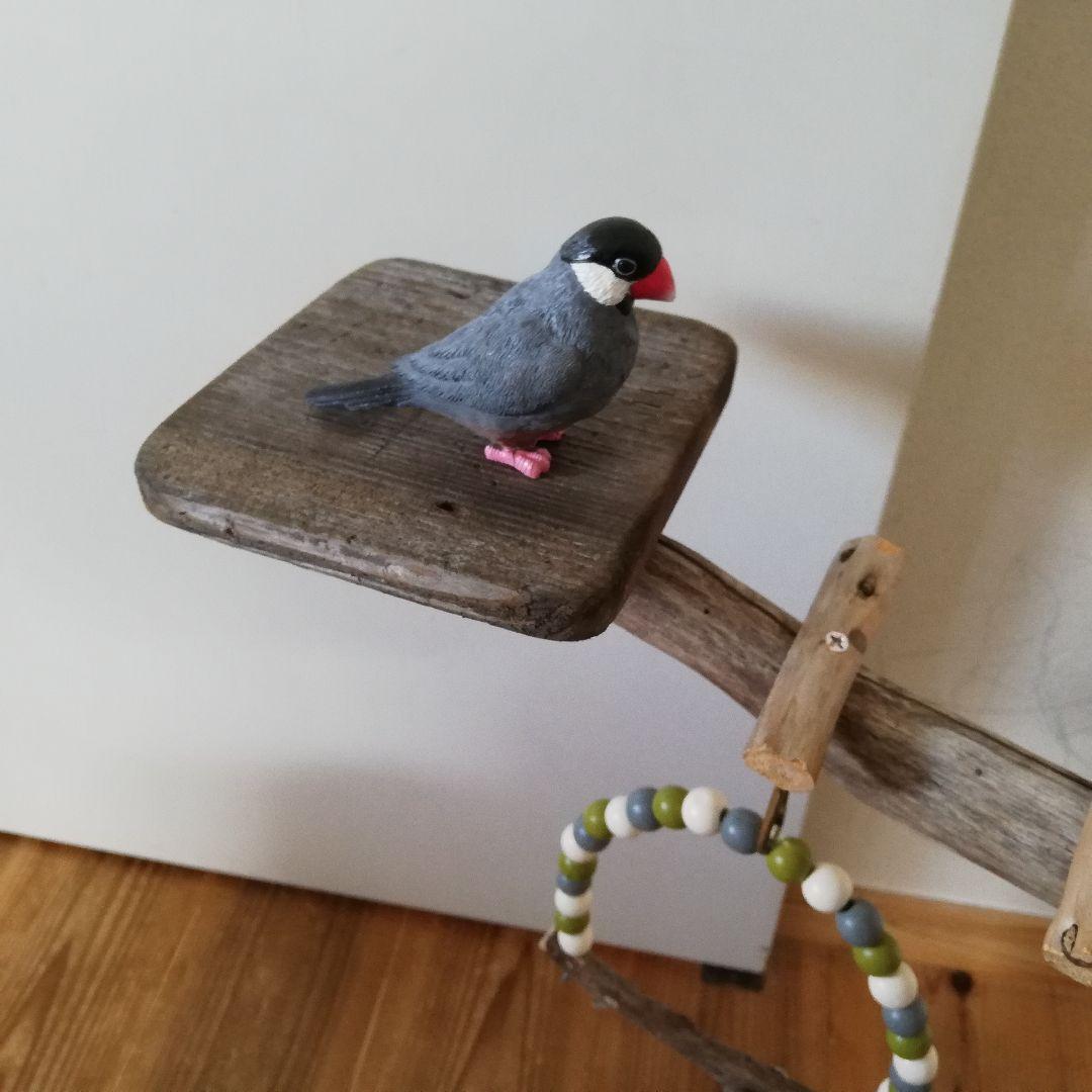 バードアスレチックジム大型 ㊲ 天然木 自然木 止まり木 インコ おもちゃ