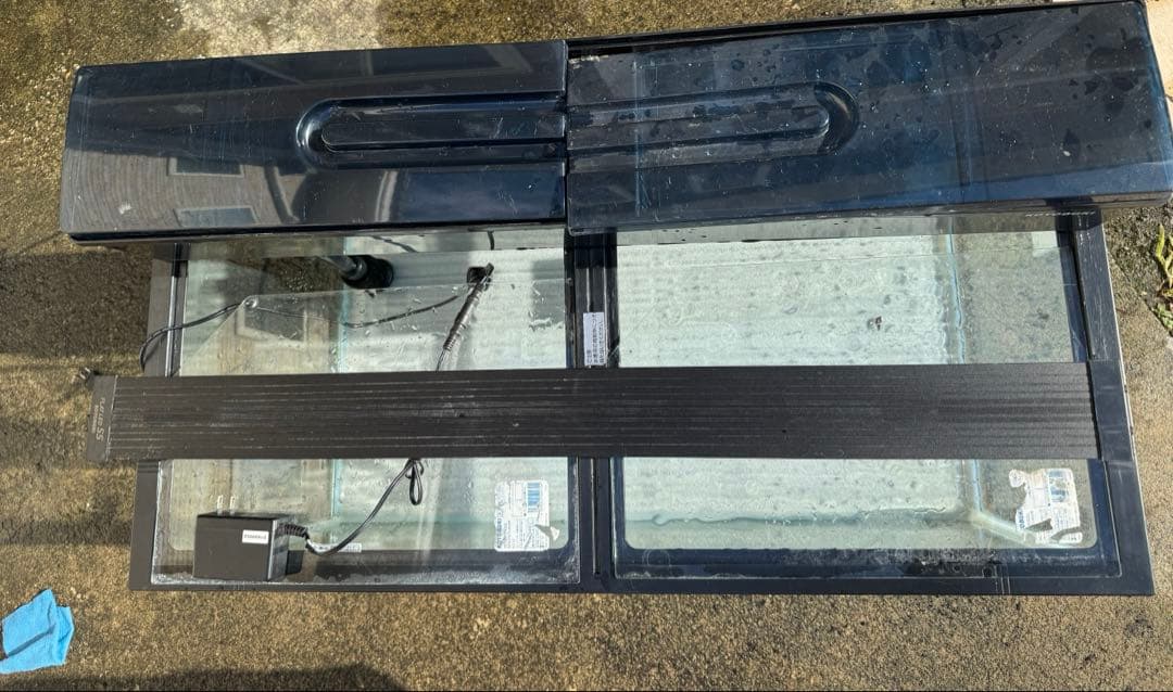 コトブキ90cmガラス水槽 上部LEDライト バックスクリーンLEDライト付き