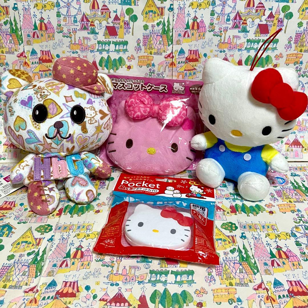 サンリオ ハローキティ まとめ売り スクールバッグ マスコット 文房具他