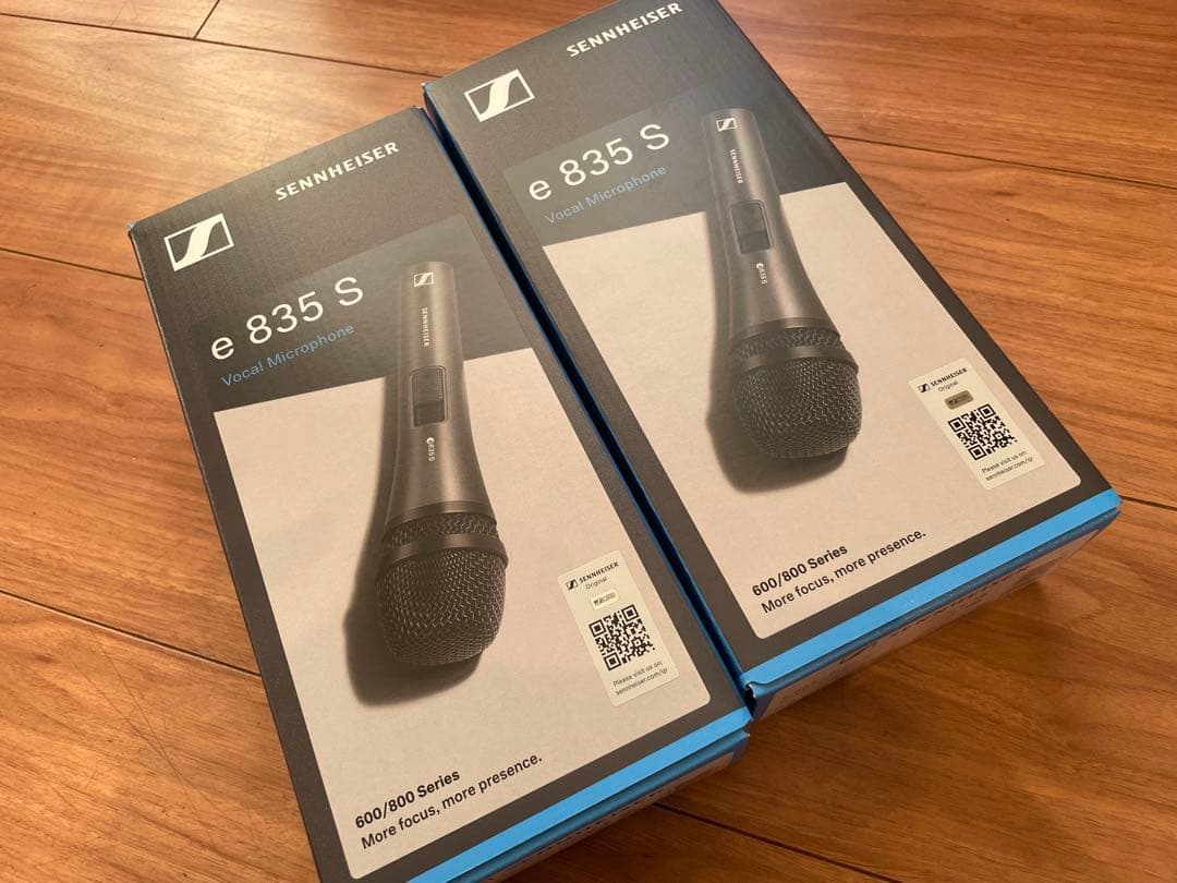 SENNHEISER E835-S ダイナミックマイク スイッチ付 新品2本