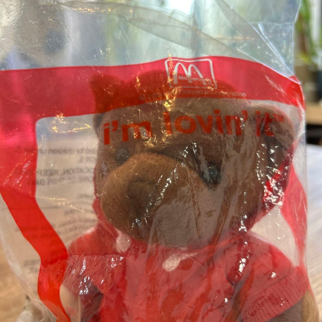 【希少❗️新品未開封❗️】USAマクドナルド　ティディベア　パーカー　茶ぐま