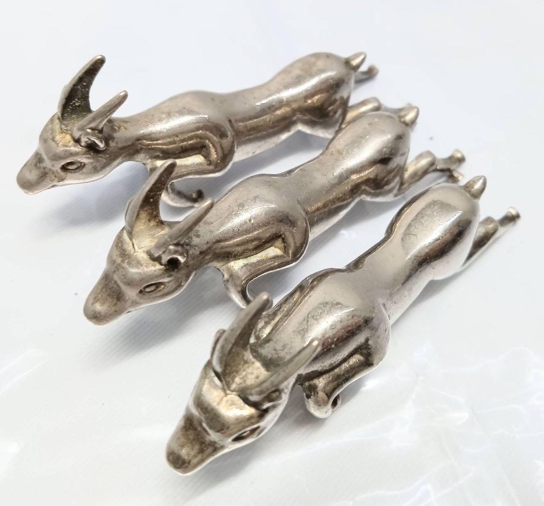 箸置き 馬 犬 兎 カンガルー アンティーク8点 インテリア 置物