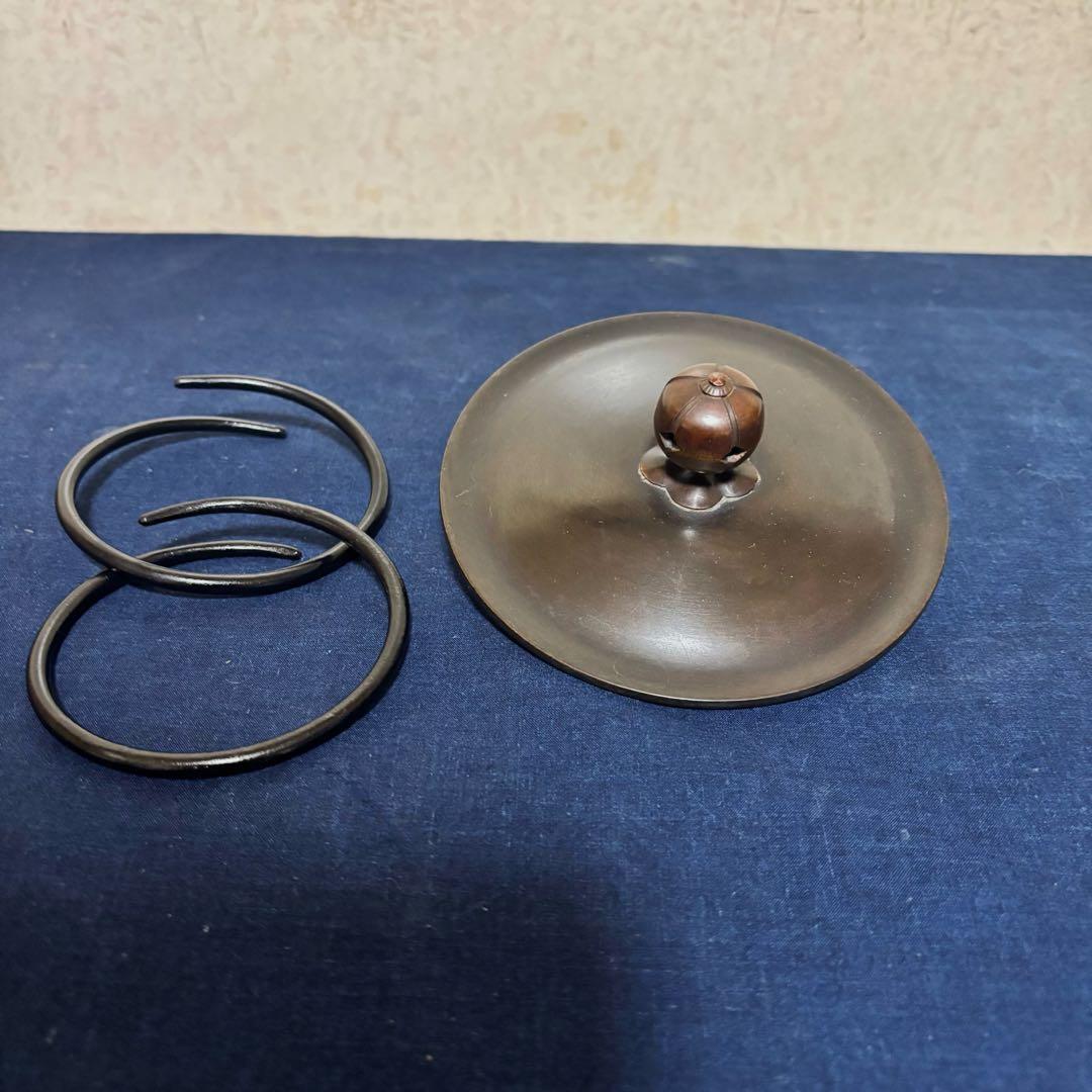 人間国宝佐藤浄清造/置炉/炉釜/電熱器/桑色置炉/野々田製電熱