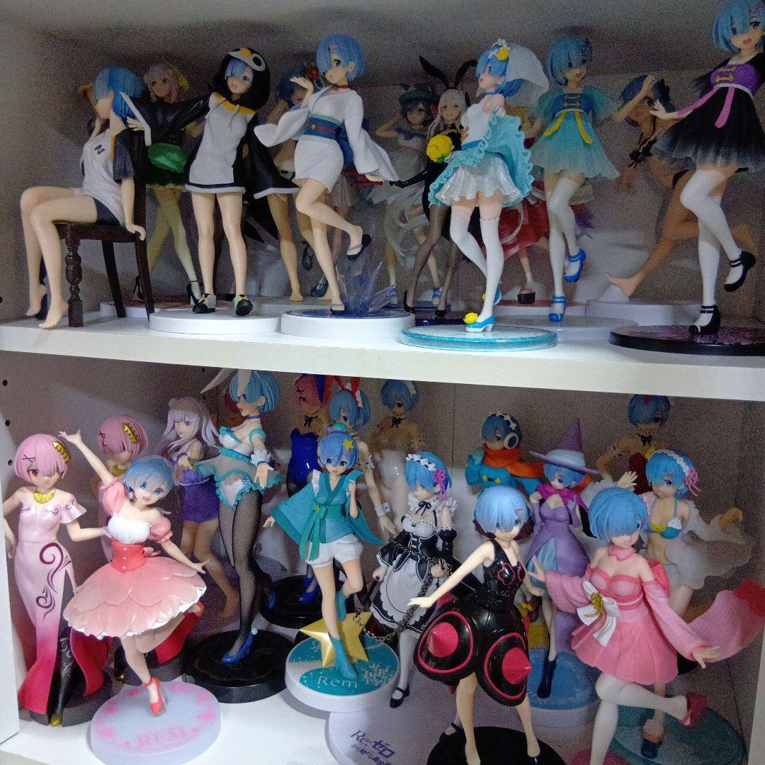 フィギュアまとめ売り38体+ジャンク9体 Re:ゼロから始める異世界生活