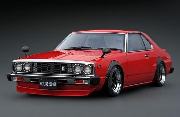 イグニッションモデル 日産 Skyline 2000 GT-ES Red