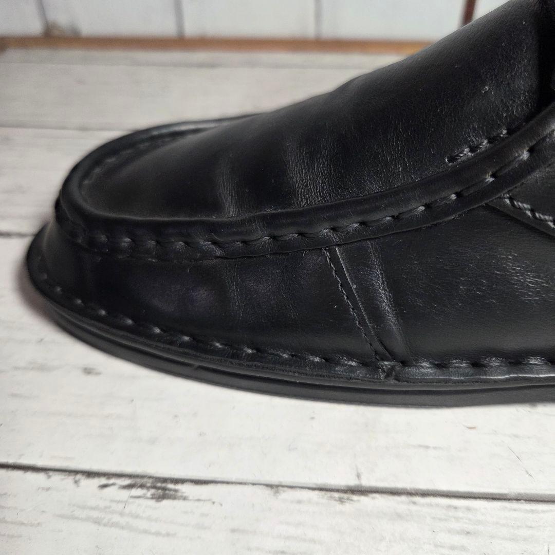 【良品】ビルケンシュトック パサデナ 43 チロリアン レザーシューズ ブラック