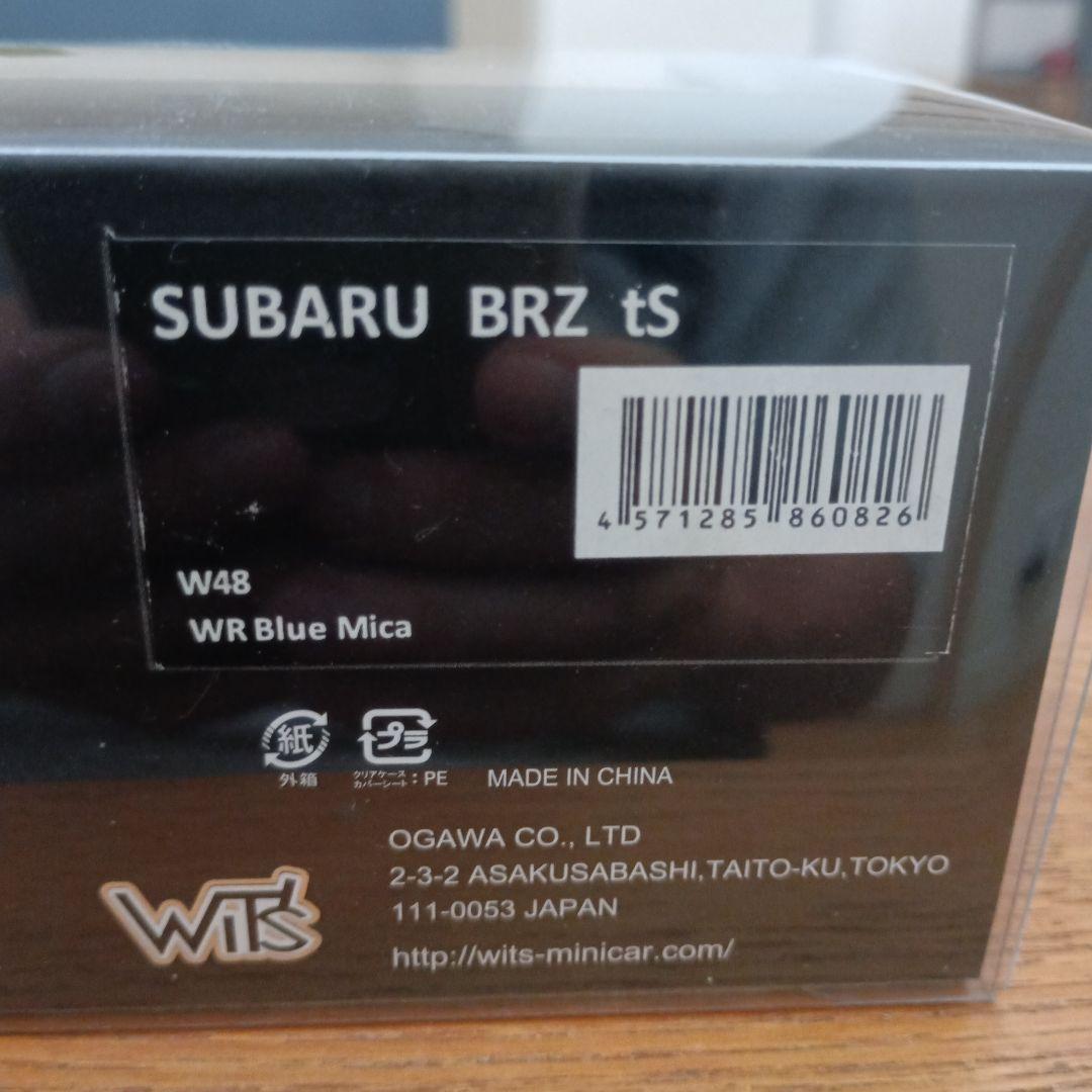 WIT's 1/43 スバル BRZ ts STIパフォーマンス WRブルー