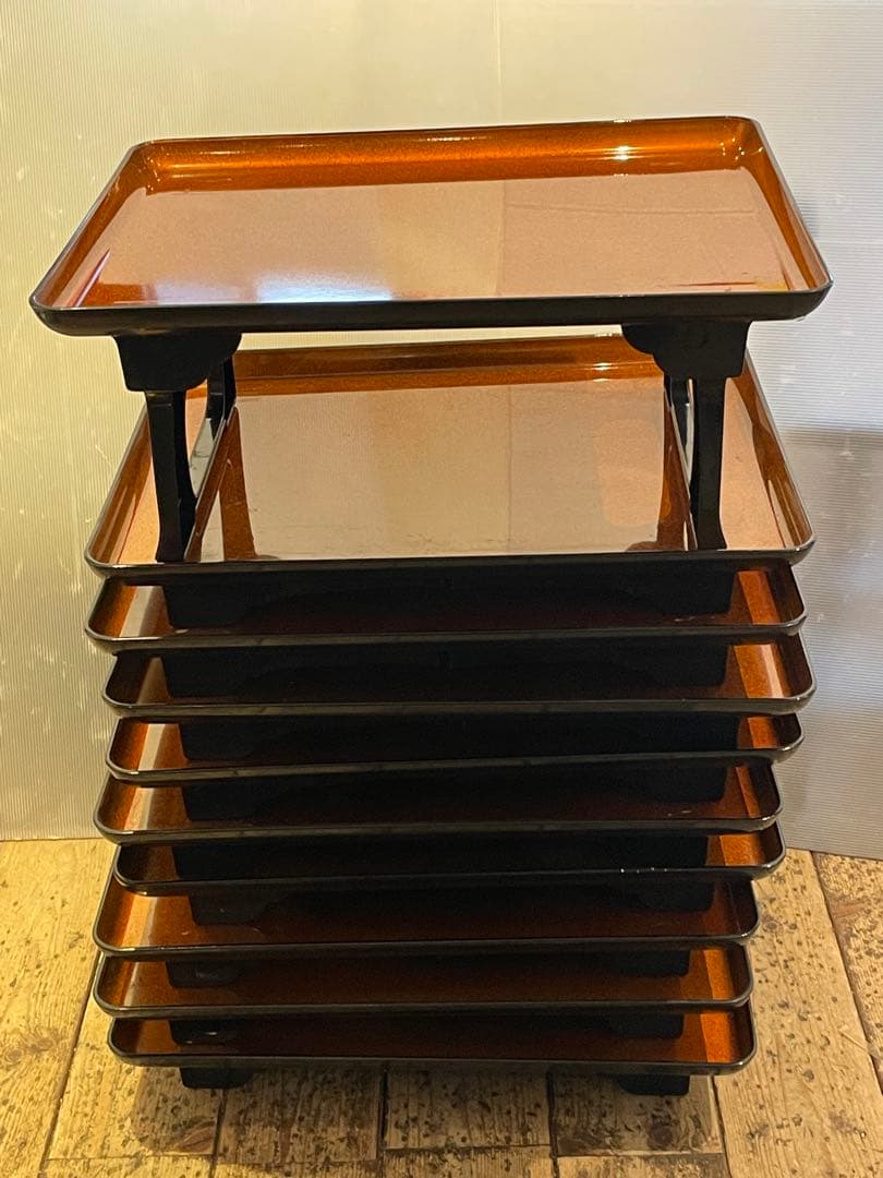 お膳台 年代物 10点 脚付 おまとめ 工芸品 御膳台 お盆