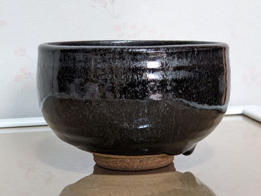 ♢茶道具 窯変天目 虹彩 抹茶碗 作家物 青山作 茶道具 コレクション 骨董品