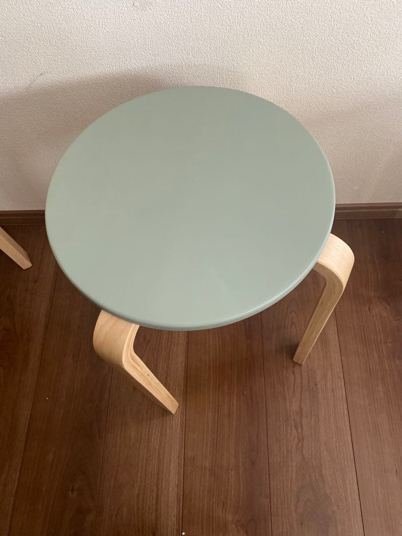 【訳あり品】スタッキング スツール 木製　7脚セット　椅子