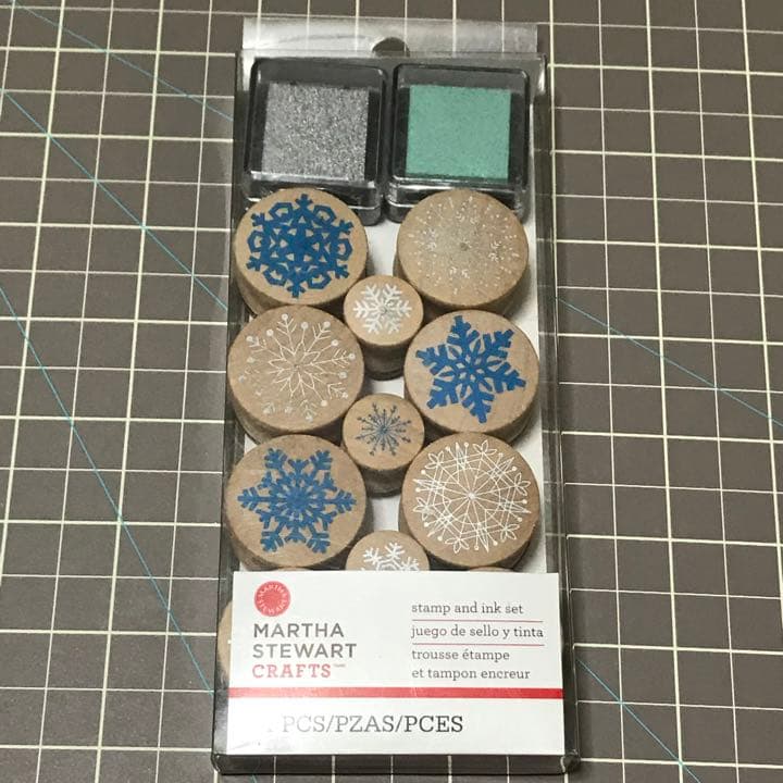 Martha Stewart】マーサ クリスマスウッドスタンプ 2点セッ