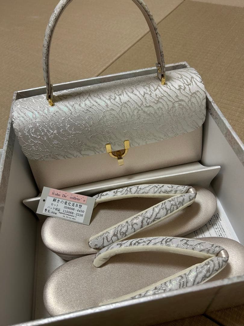 ローブデコルテ Robe De’collete’e 草履バッグセット