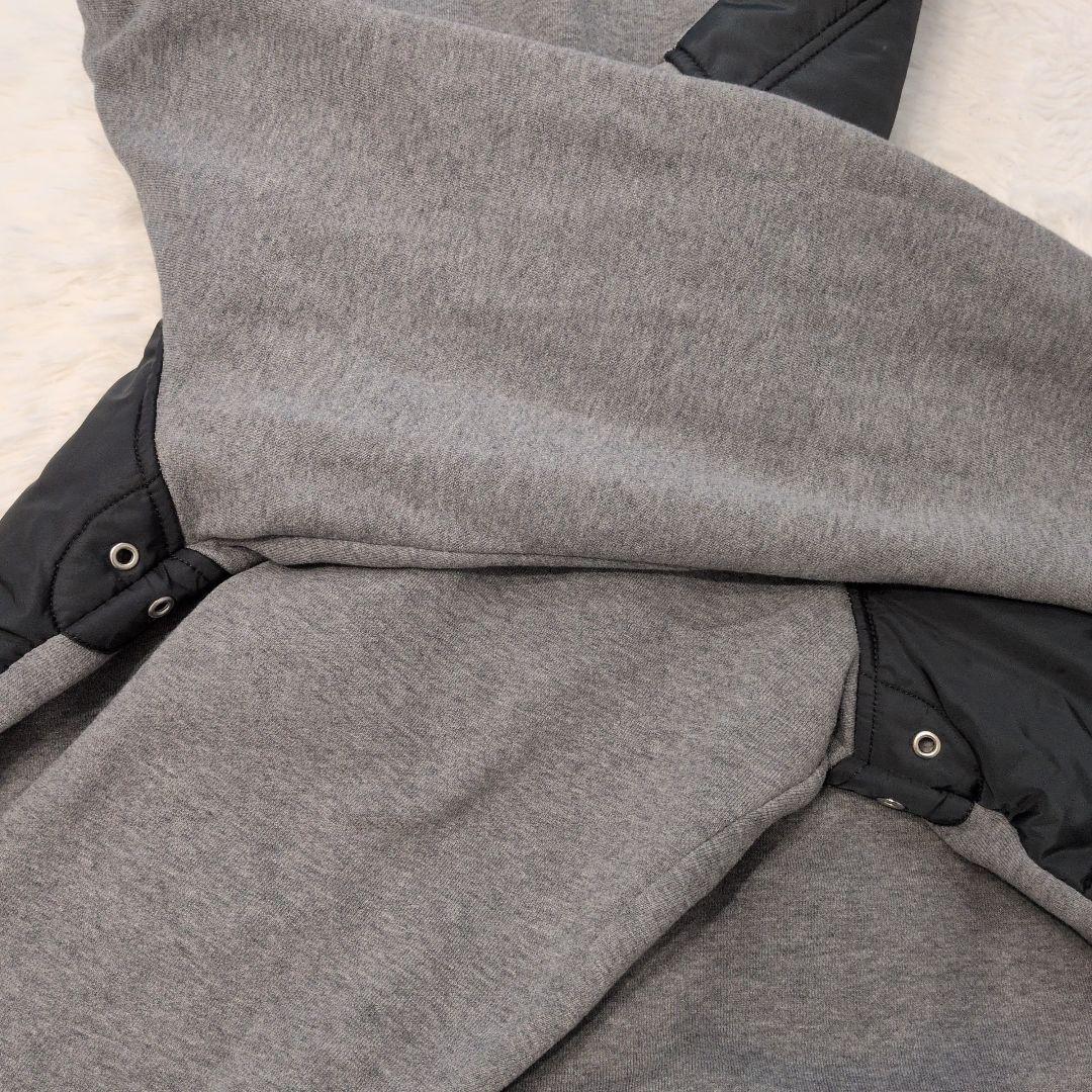 DIESEL ディーゼル 異素材切替 中綿 パーカー ジャケット フード付き