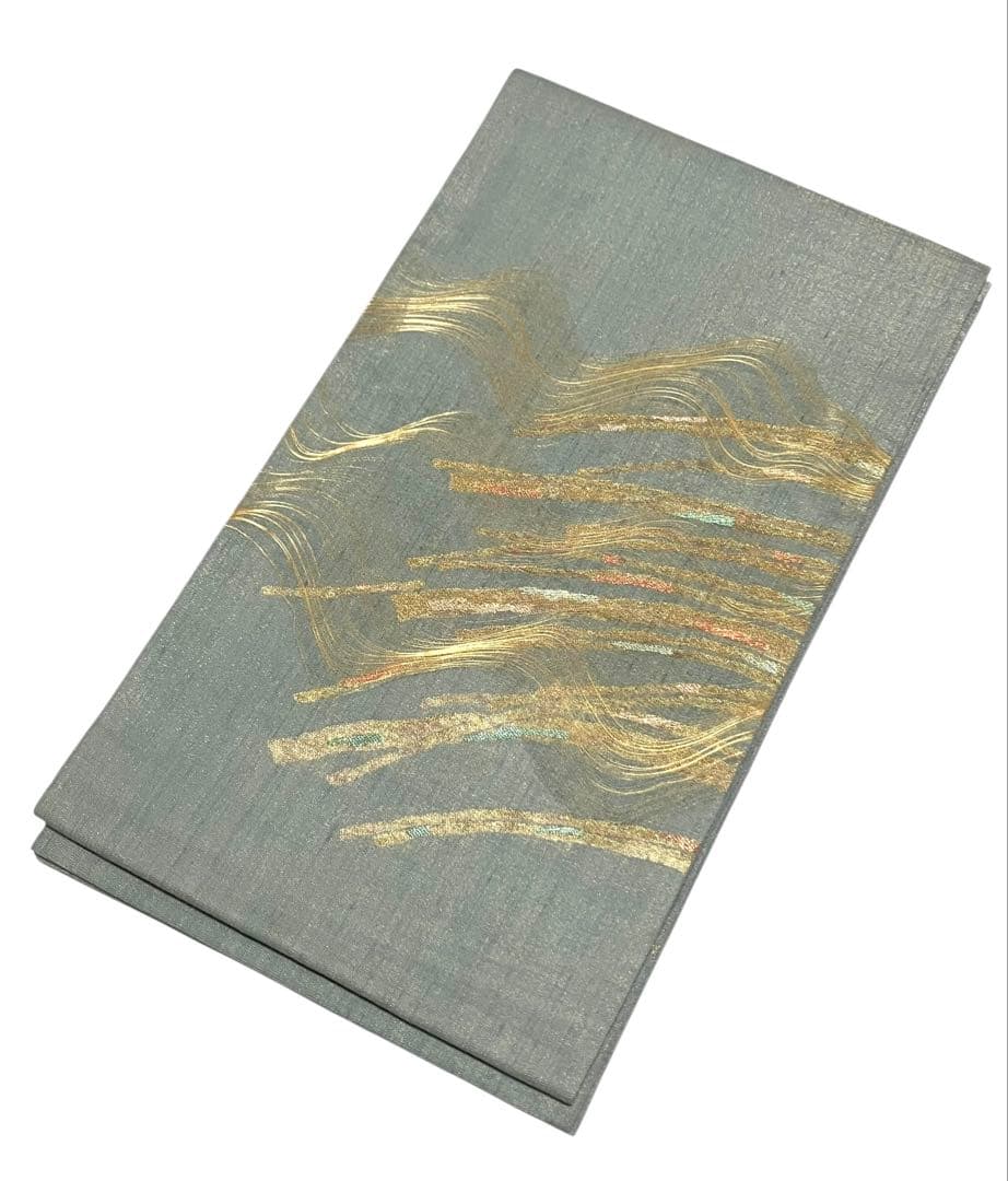 しょうざん 絹漉貴 袋帯 お太鼓柄 正絹 熨斗文 未使用 イ6336 2025年