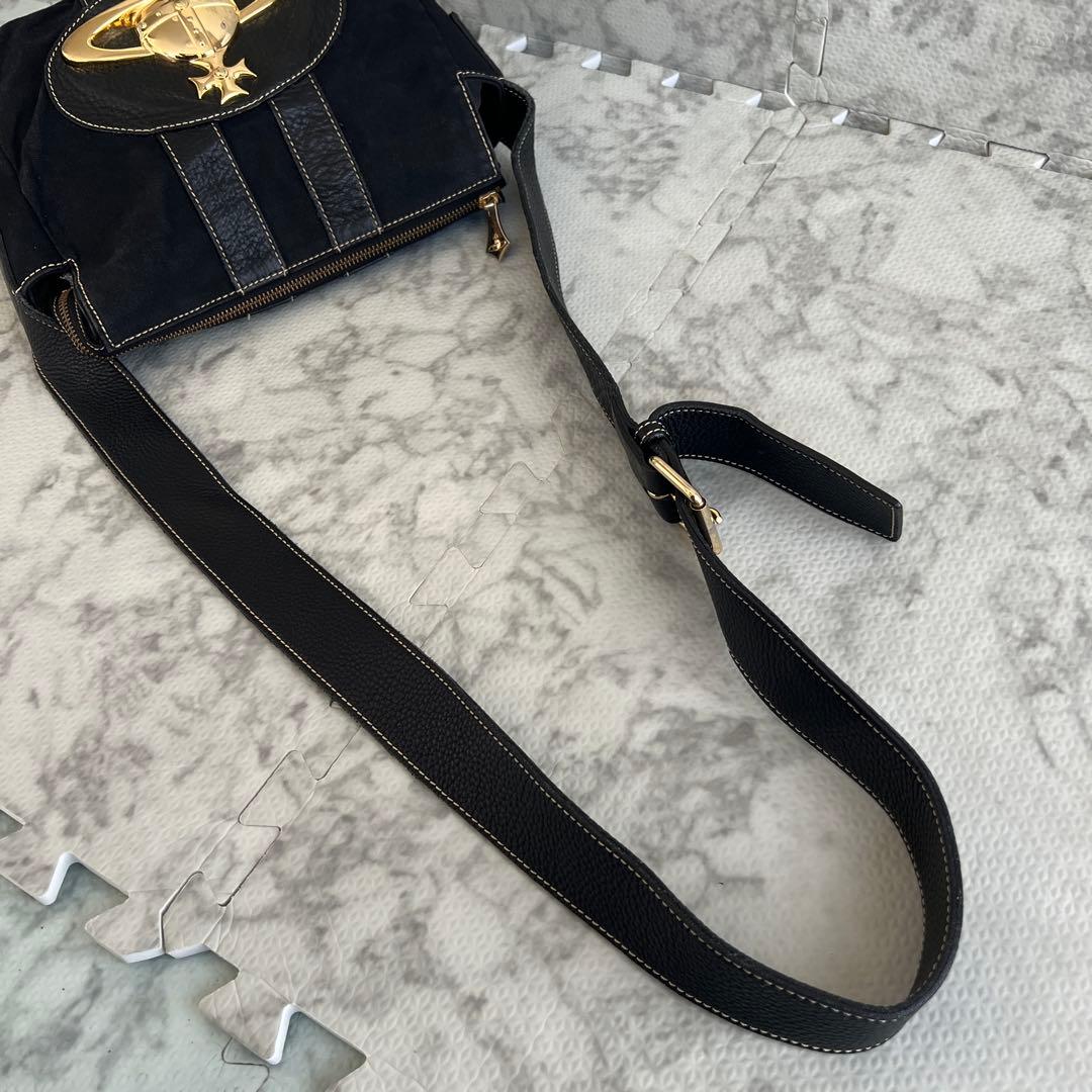 ヴィヴィアンウエストウッド ベイカーストリート ショルダーバッグ ビッグオーブ