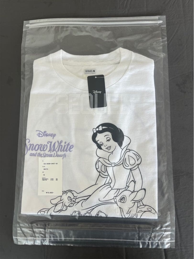 新品 シークエル SEQUEL 白雪姫 Tシャツ SIZE M