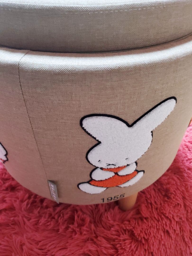 スタディオクリップミッフィー3WAY刺繍収納スツール