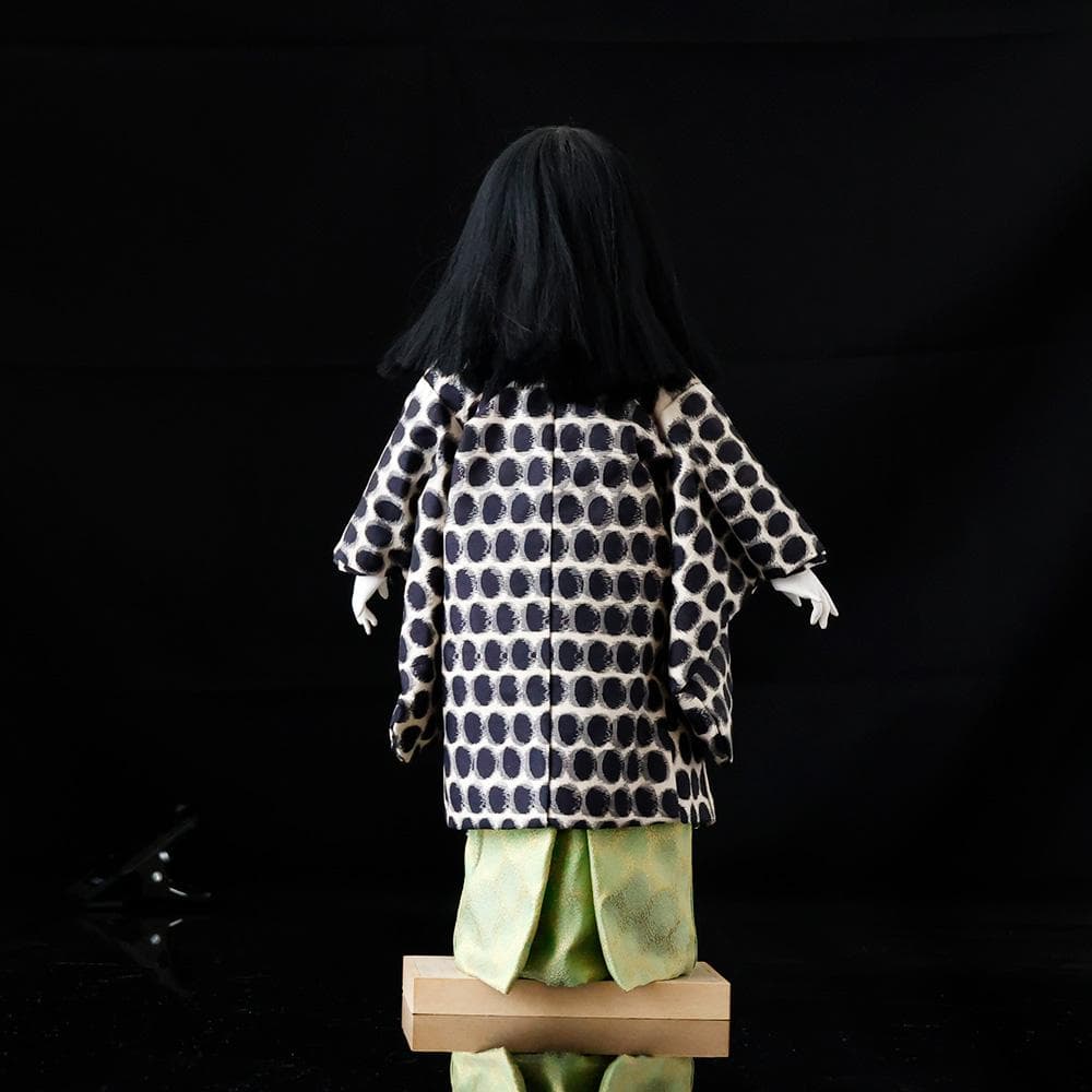 T 維文作 市松人形 曰く付き 呪いの市松人形 ホラー 着物 工芸品