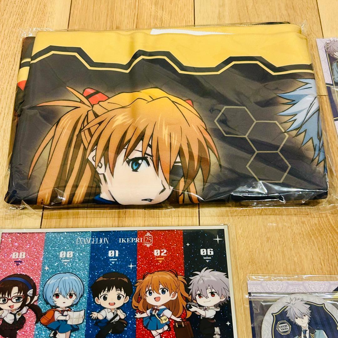 池袋プリンスホテル　エヴァンゲリオン　タオル　アクスタ　缶バッチ　色紙　セット②