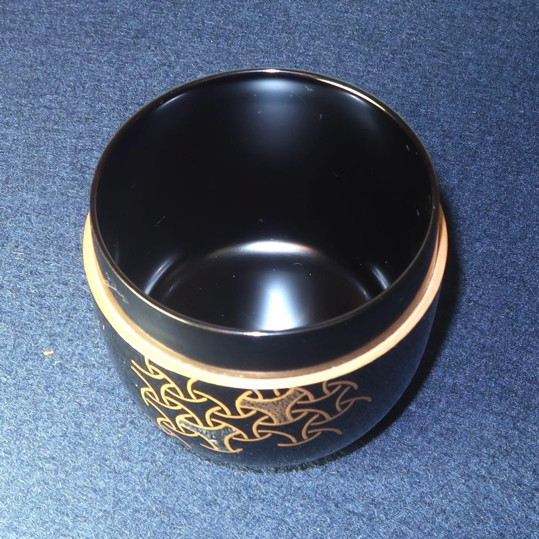 茶道具】坂本憲一作 駒つなぎ大棗