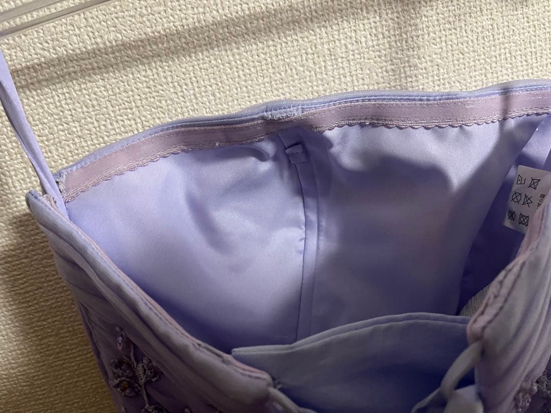 ラベンダーカラー Aライン ドレス 【演奏会 コンサート】 tweed