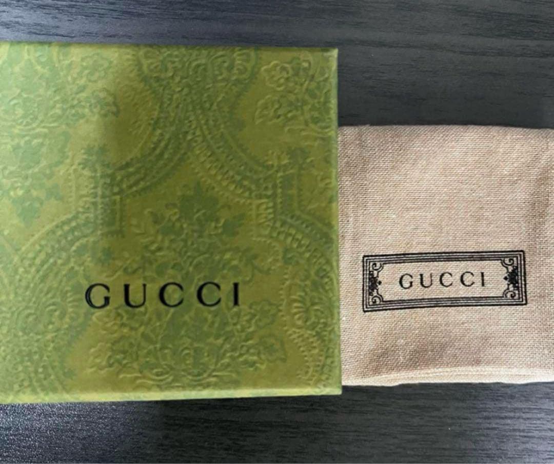 極美品‼️GUCCI 指輪　インターロッキング＆ロゴリング　18号