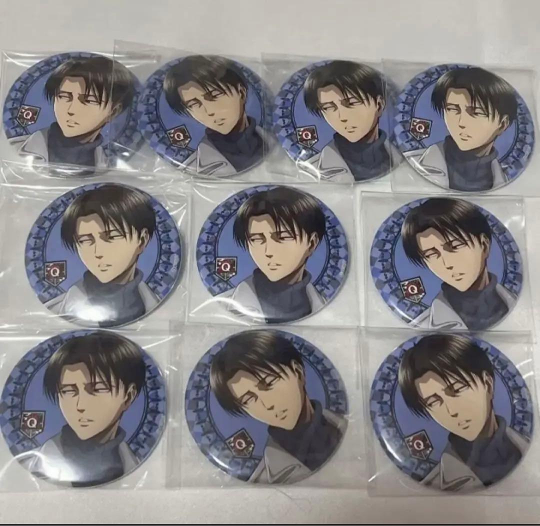 進撃の巨人リヴァイ缶バッジ富士急ハイランド10点リヴァイ兵長限定