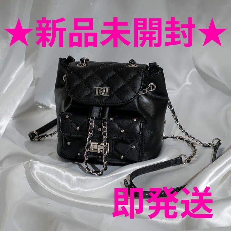 Darich ダーリッチ キルティングビジューミニリュック BLK - メルカリ