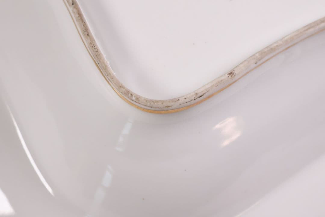 【CM290】オールドノリタケ 花図 プレート 皿 27.2cm 陶磁器