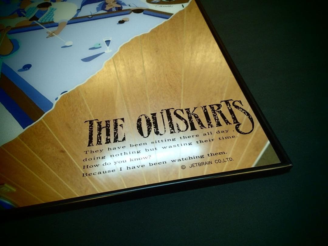 希少 1980s ヴィンテージ パブミラー プールバー