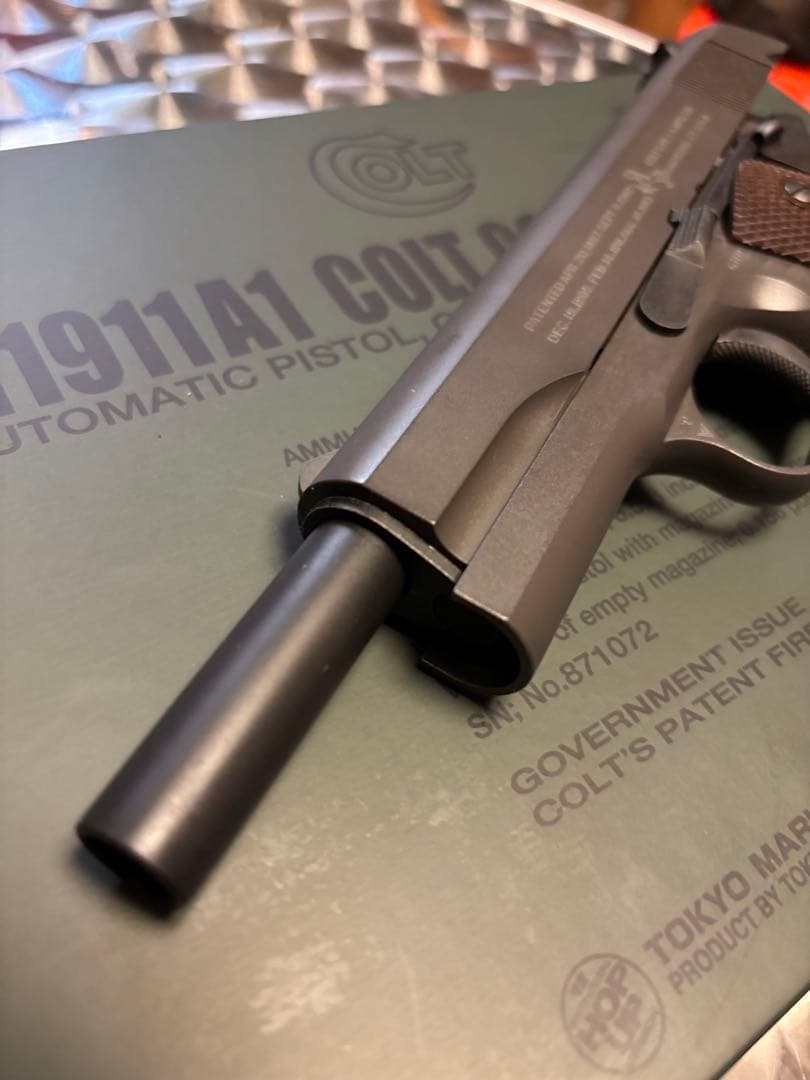 東京マルイ　COLT M1911A1 GBB GUARDERスチールパーツ付き