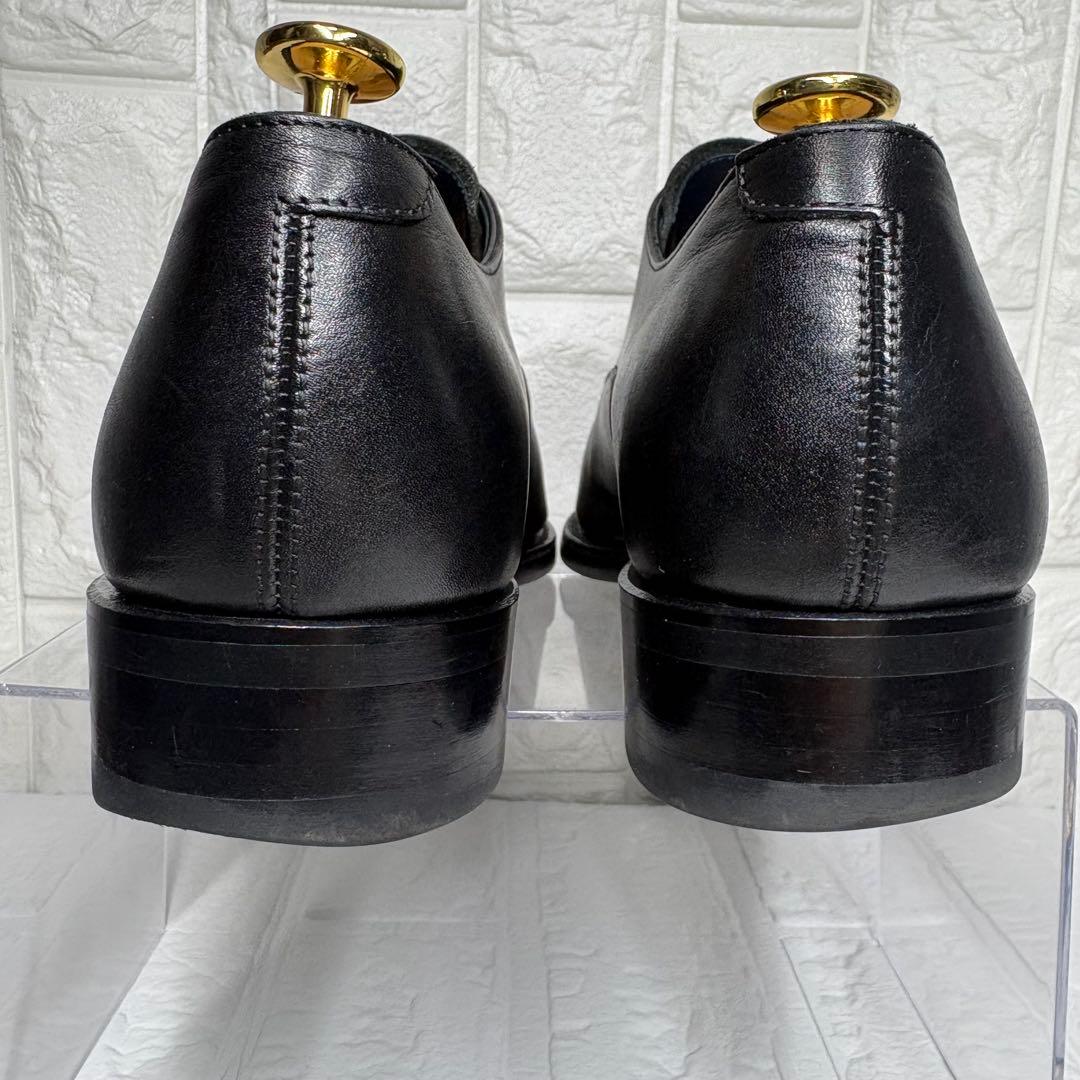 セール‼️【美品】 浅草靴誂 ストレートチップ 内羽根 シューツリー付 25cm