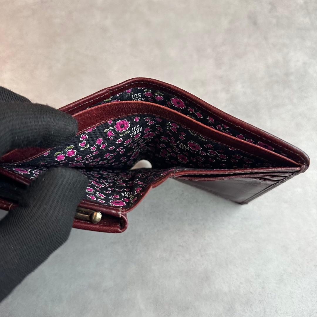 小物 Y2K ANNA SUI Butterfly Gamaguchi wallet