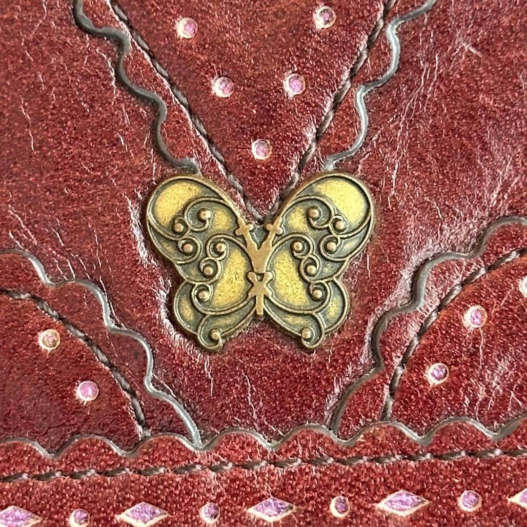 小物 Y2K ANNA SUI Butterfly Gamaguchi wallet
