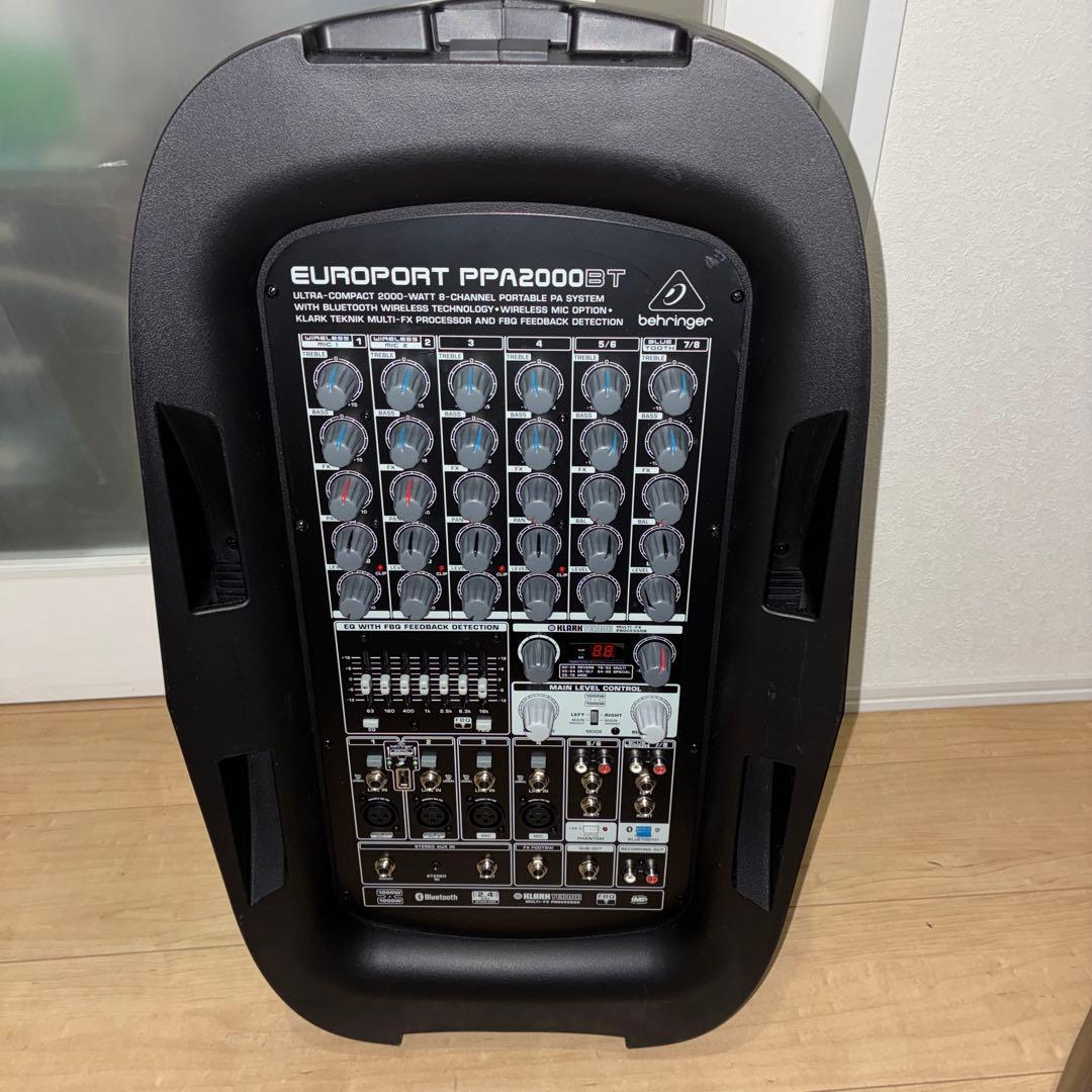 最上位　Behringer ポータブルPA EUROPORT ppa2000bt