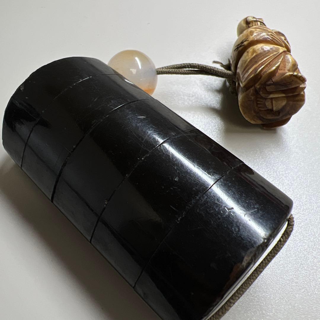 印籠人物根付緒締付　56g 東Y7-0918⭐︎2Fタエサ