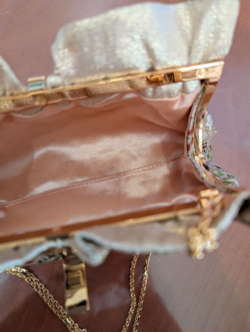 値下げしました　龍村普　バッグ 早雲寺文台裂　礼装、パーティー