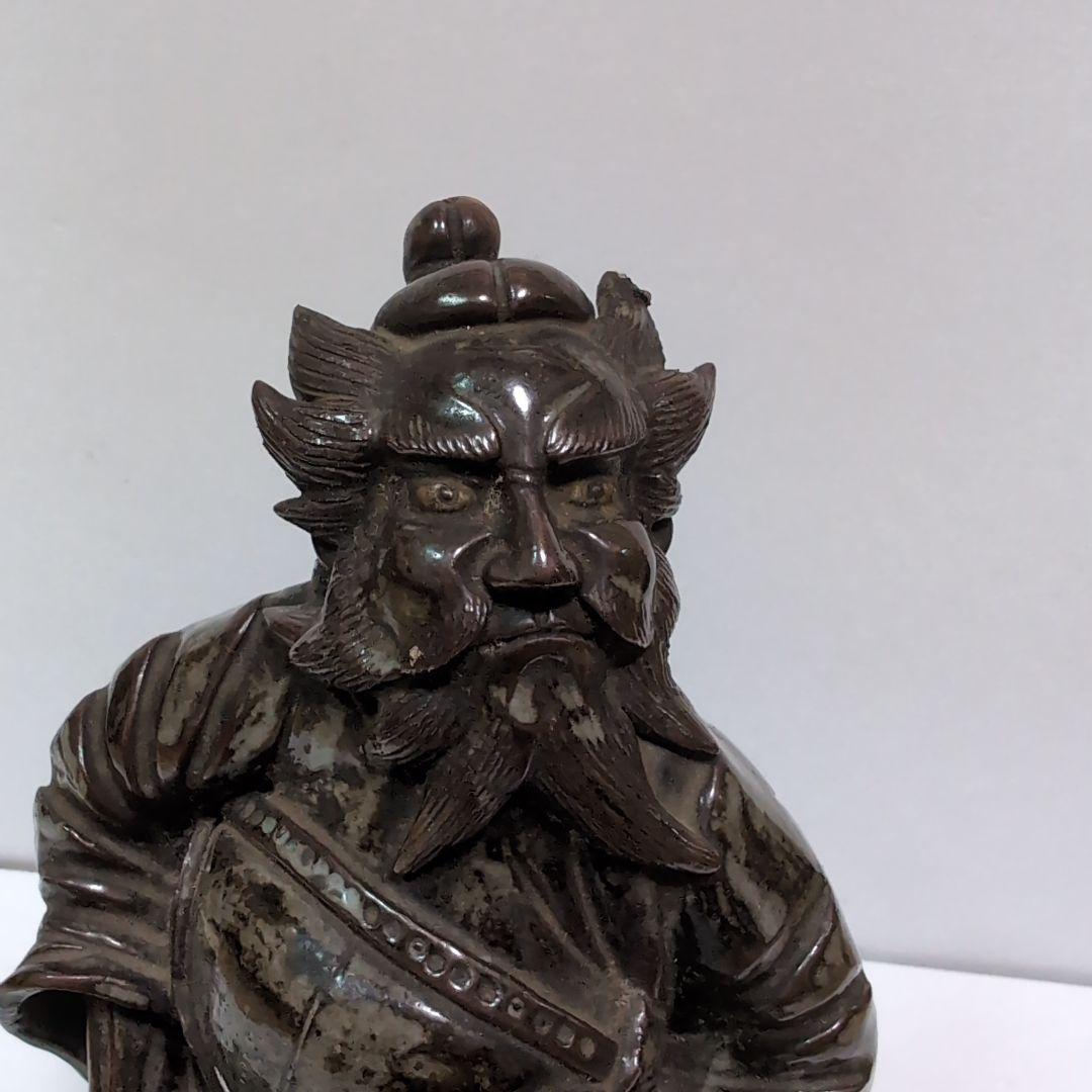 骨董品】備前焼 鐘馗